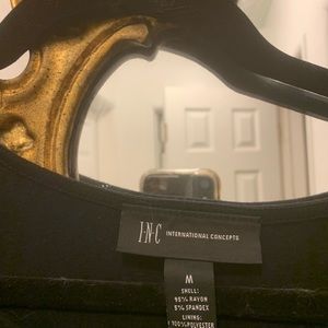 Black and white blouse